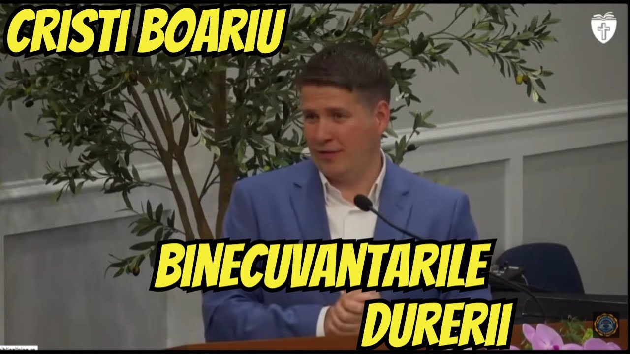 Cristi Boariu - Poate Durerea Sa Fie Binecuvantare ?