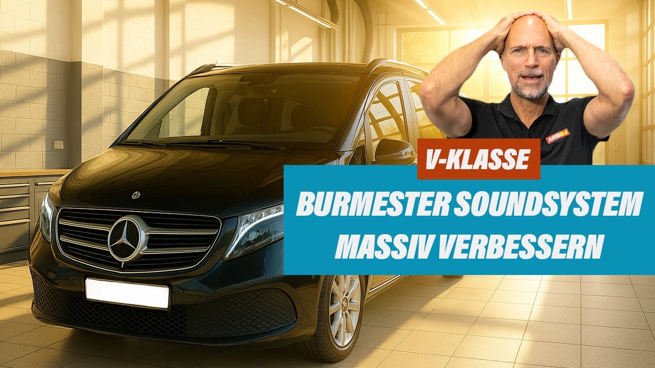 Mercedes V-Klasse W447 neue Lautsprecher + Subwoofer + DSP  | Vito | mit Burmester | ARS24