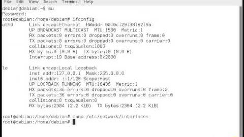 KONFIGURASI IP ADDRESS PADA DEBIAN 7