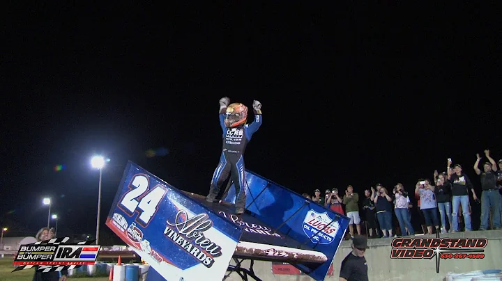 IRA Sprints, Rico Abreu last to first after flip.
