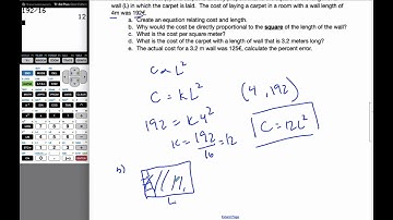 IB MAI HL - 2.10.0 Direct Variation
