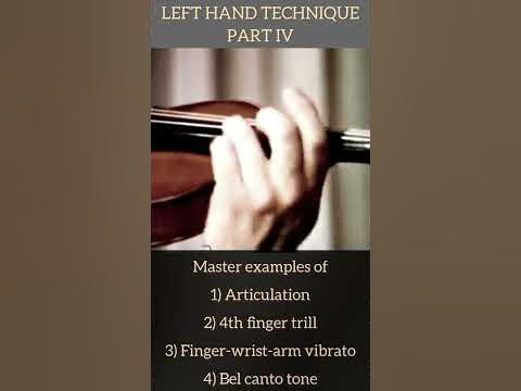 Left Hand Technique | Part IV - YouTube