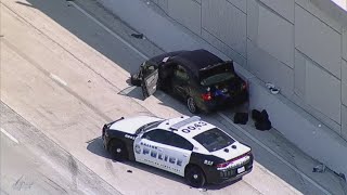 Latest after a multi-car crash, fight and stabbing shut down I-635 through Northeast Dallas