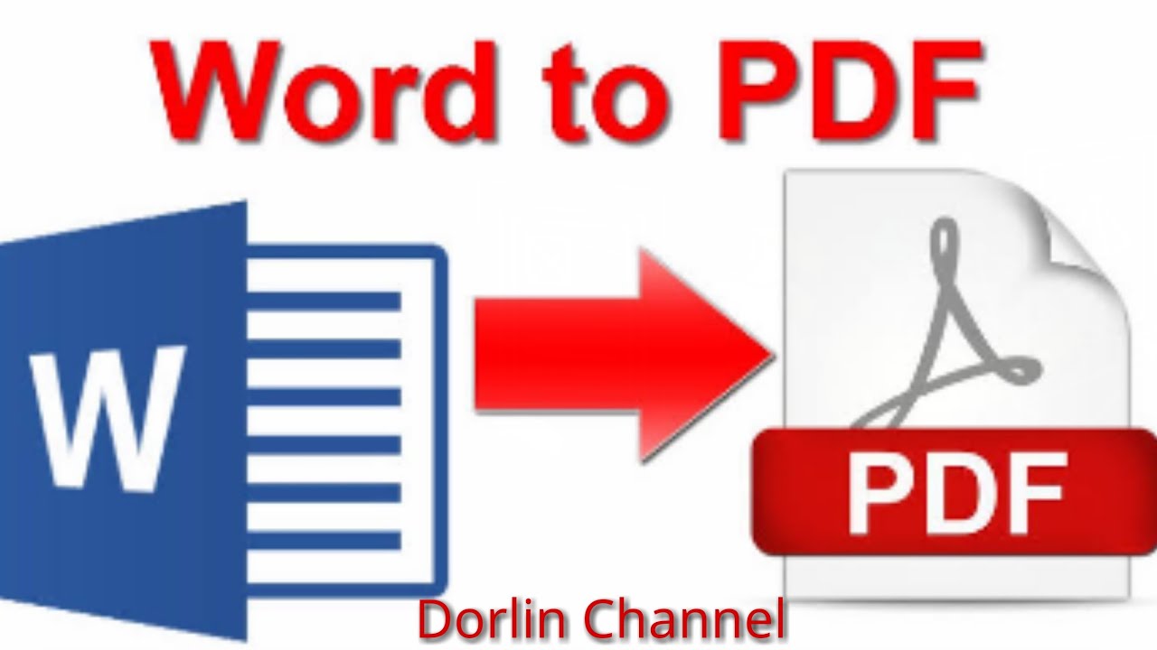Cara mengubah file word to pdf youtube