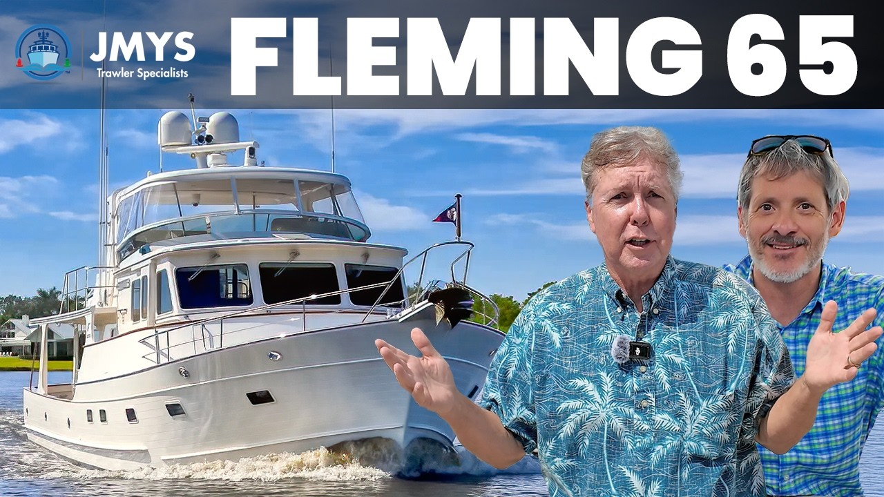 ⁣FLEMING 65 Trawler Tour - TrawlAboard Episode 25