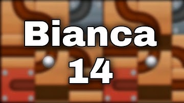 How To Solve  Roll the Ball - Slide Puzzle Star Mode Bianca Package Level 14 | Shorts video