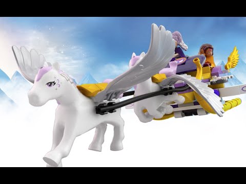 Partina City karakter fejl Aira's Pegasus Sleigh - LEGO Elves - 41077 - Product Animation - YouTube