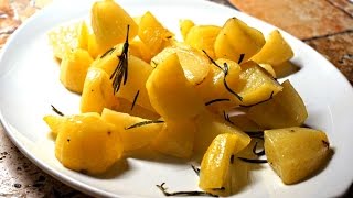 Patate al forno - in 11' nel microonde | Roasted potatoes EasyRecipe -  YouTube