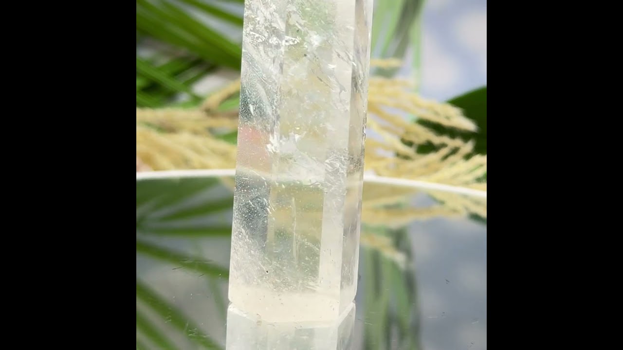 Clear Quartz Tower Top Quality Super Crystal Generator 103g 97mm