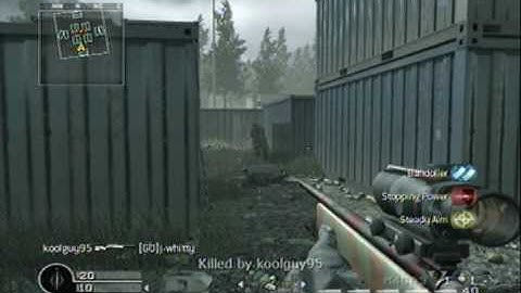 Call of Duty 4 shipment 1v1 highlights