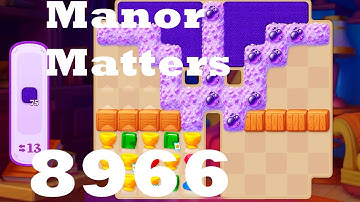 Manor Matters 8966 HD Gameplay Walkthrough | 3 match puzzle game Android | IOS | GameGo Game
