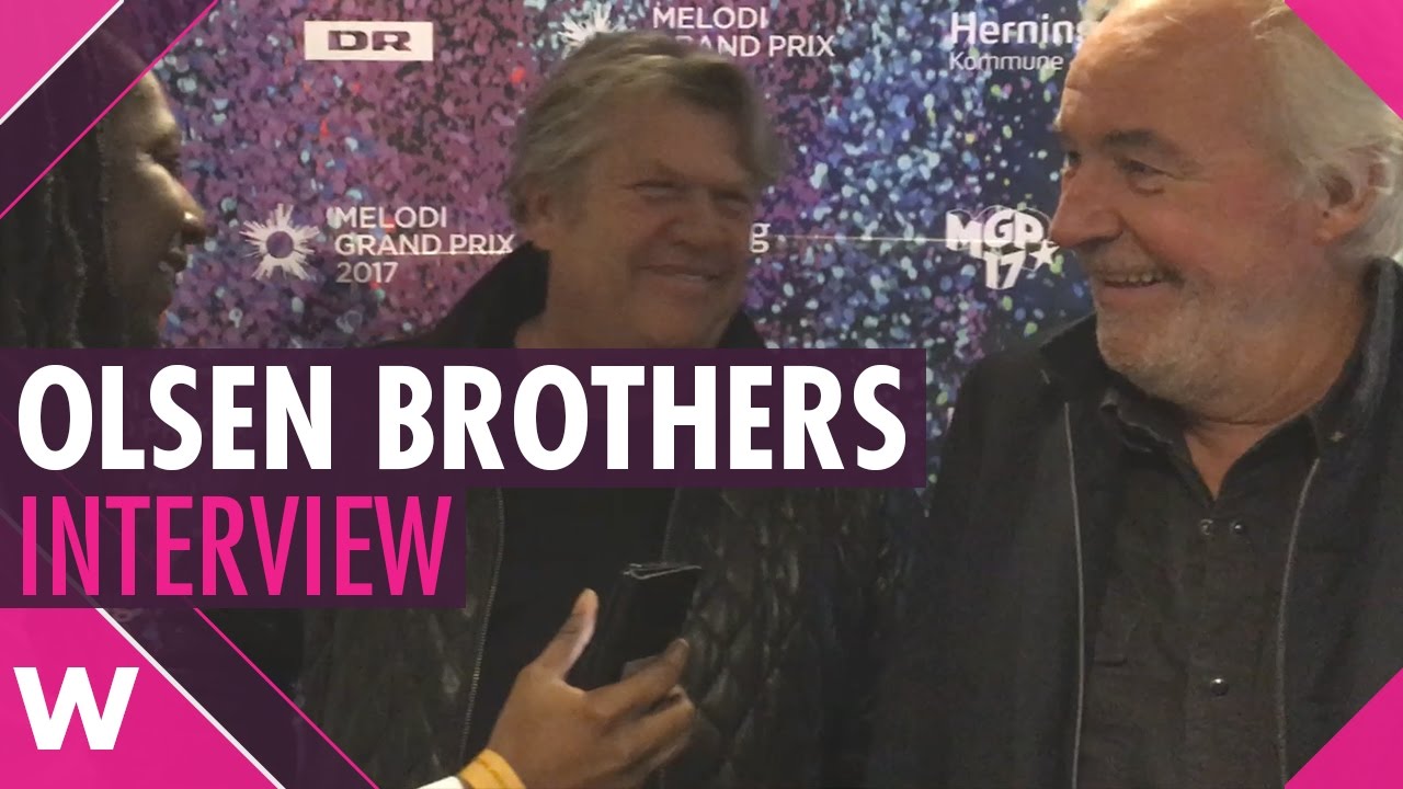 Olsen Brothers (Eurovision 2000 Winners) | LIVE at Dansk Melodi Grand Prix 2017 (INTERVIEW)