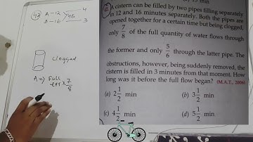 Two pipes A and B can fill a cistern in 12 min and 16 min respectively. Both the pipes are opened t