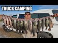 3 days solo truck camping eating what i catch part 1 black crappie