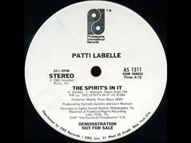 Patti LaBelle - The Spirit's In It
