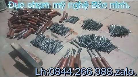 Sắp đục bon sai cây cảnh bộ 10 cây mài sắc tra cán test trực tiếp đảm bảo độ sắc bén cao.