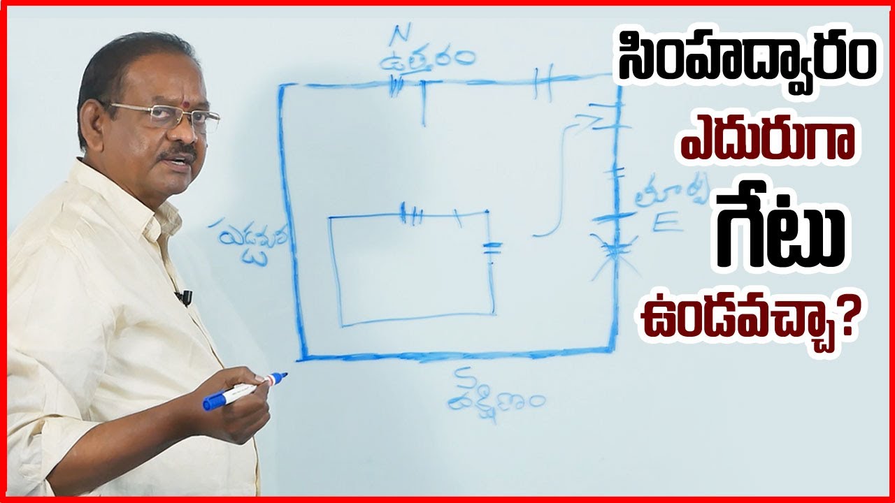 సింహద్వారం ఎదురుగా గేటు ఉండవచ్చా? | Home Entrance Vastu Tips Telugu| Vastu Satyanarayana | Sumantv