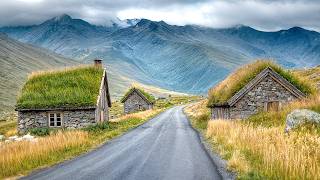 Norway Scenic Drive – Serene Countryside Roads, Beautiful Villages and Relaxing Nature Trip 4K