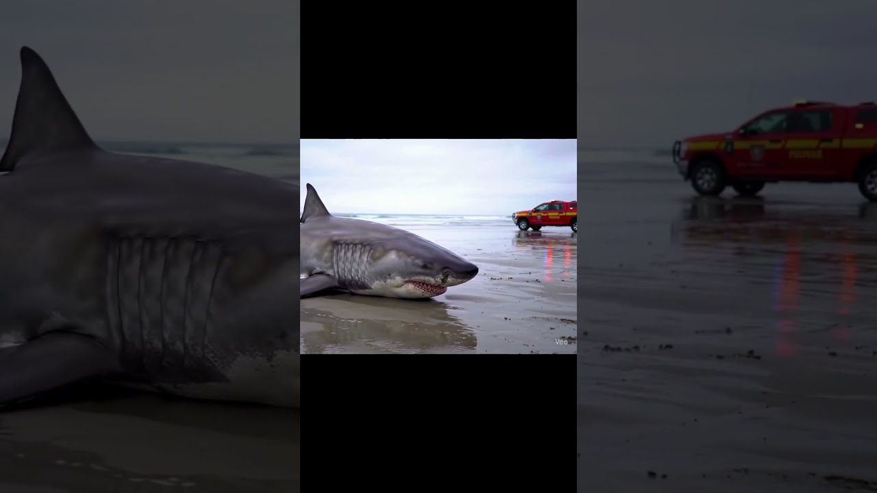 Stranded Shark Shocks Beachgoers 😱🦈 