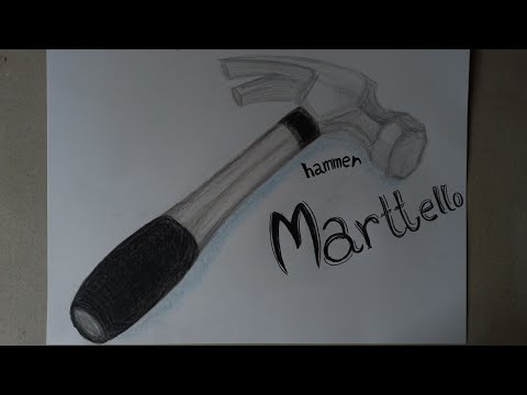 Video: Come Disegnare Un Martello A