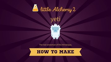 YETI in Little Alchemy 2