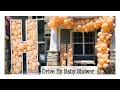 Drive By Baby Shower Balloon Garland with Balloon Mosaic| Set Up With Me | Tutorial