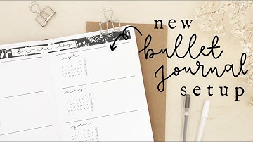 2022 Bullet Journal Setup | Plan With Me Yearly Setup