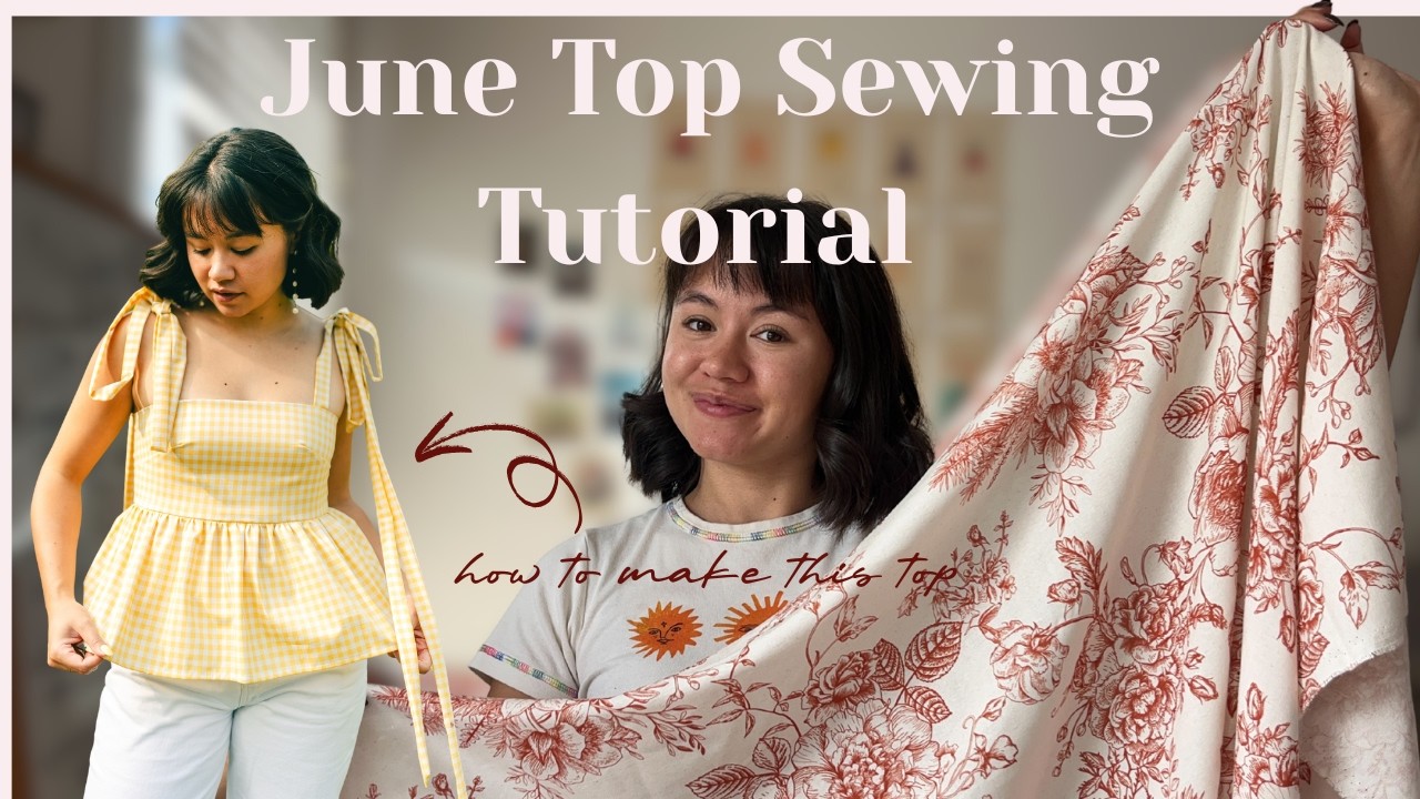 How to sew a Ruffle Top | Sewing tutorial + PATTERN | Beginner friendly