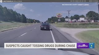 SHERIFF: East Texans arrested after meth, cocaine tossed from car during chase