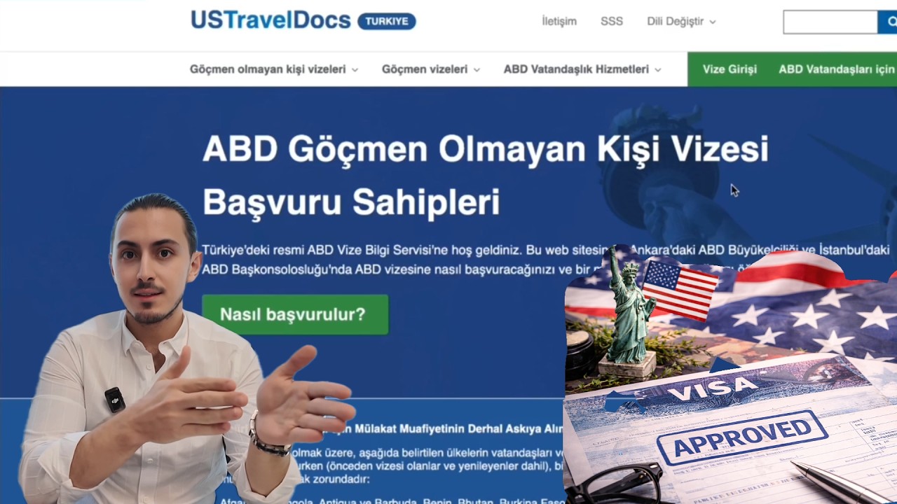 ABD Turist Vizesi Randevu Alma | Yeni Sistem Adım Adım (Mayıs 2025 Sonrası)