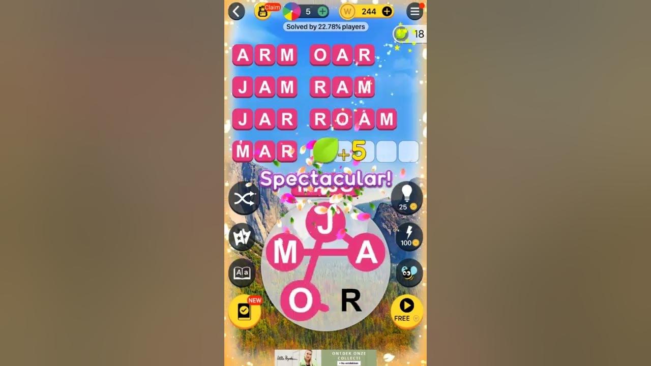 Word Trip Level 92 - YouTube