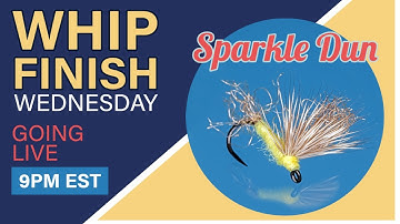 How To Fly Tying: Craig Mathews PMD Improved Sparkle Dun--Live on Whip Finish Wednesday