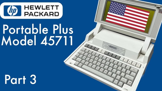 Ordinateur portable Hewlett-Packard HP 110 Plus HP Portable Plus 45711FF  vintage