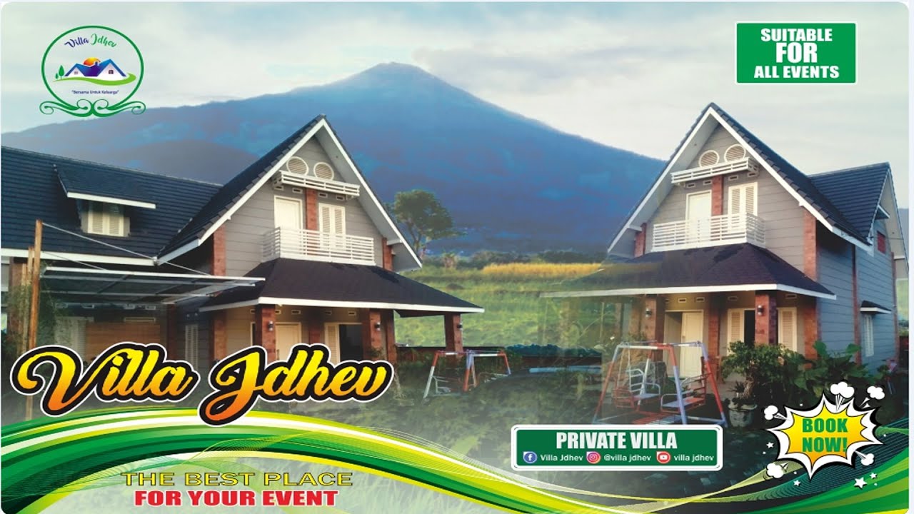 VILLA PALING KEREN DAN MURAH Fasilitas Lengkap di Pacet Mojokerto || Villa JDhev