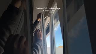 Fenêtre PVC double vitrage Maroc, installation menuiserie PVC avec isolation thermique acoustique
