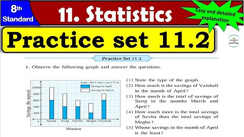 Practice Set 11.2 | Class 8 | Chapter 11 Statistics | Maths | All Question Answers