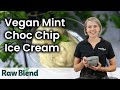 How to make Vegan Mint Choc Chip Ice Cream in a Vitamix Blender | Recipe Video