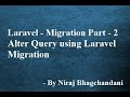 7. Migrations in Laravel - Alter Query