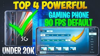 Top 4 Best Powerful Gaming Phone Under 20,000 in 2022 | Default 90 FPS Gaming Phone Under 20k PUBG