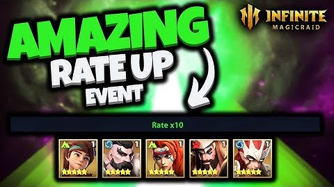 [Infinite Magicraid] AMAZING Rate Up Summon Event Heroes