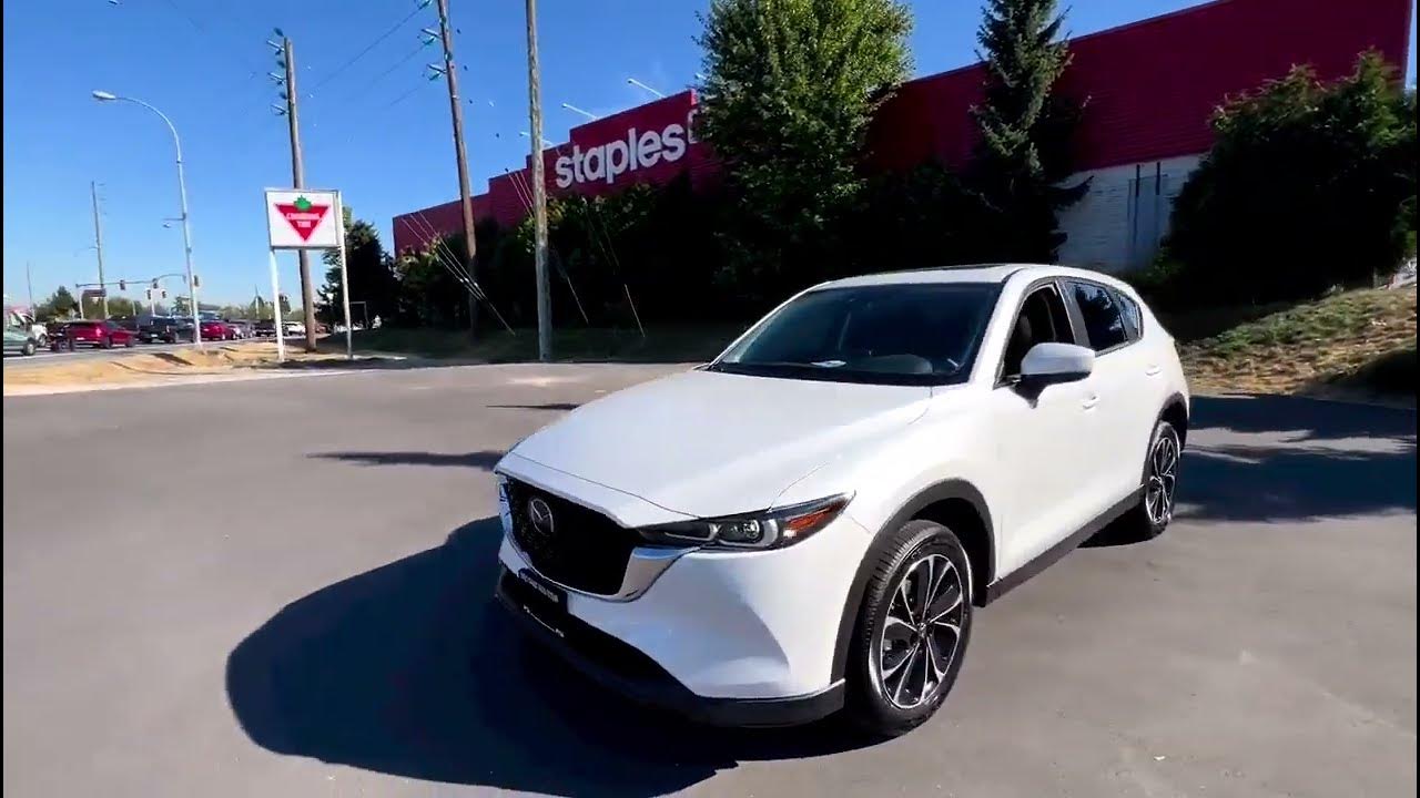 New 2023 Mazda CX-5 in All New Mazda Colour Rhodium White at West Coast