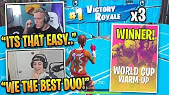 tfue cloak win 3 games in world cup warm up finals duration 18 26 fortnite focus - fortnite world cup warmup standings na east