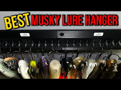 The Best Way to Hang & Display Musky Lures! (MAGNUM Fishing Lure Holder!) -  YouTube