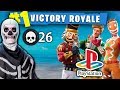 I MET THE FUNNIEST PS4 SQUAD IN FORTNITE!! (CARRYING THEM TO A WIN ON PC!)