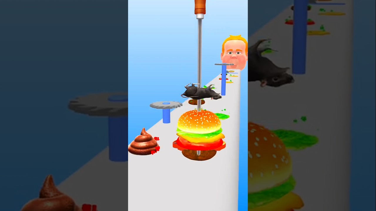 XXL сэндвич 🍔 | Игра «Создай очень большой гамбургер-чизбургер», уровень 317 