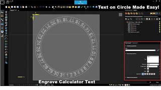 bSolid Tutorial Create Circular Text for CNC | Calculator Engraving Project / Calculator Text