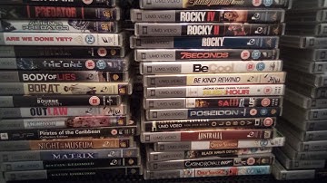 my UMD movie collection (psp)