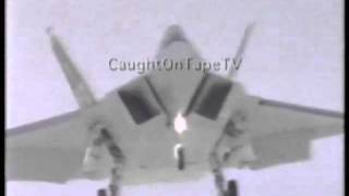 YF-22 PROTOTYPE JET CRASH!