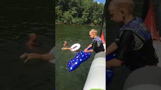 Kid loves to flip #kids #family  #progression #swimming