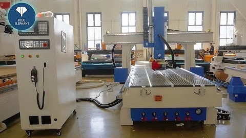 Blue Elephant 1325ATC 4 axis CNC machine test video for Australian customer